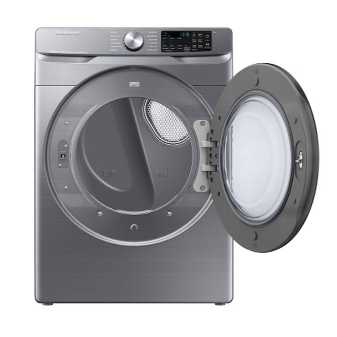 Samsung 7.5 cu. ft. Smart Electric Dryer with Steam Sanitize+ in Platinum