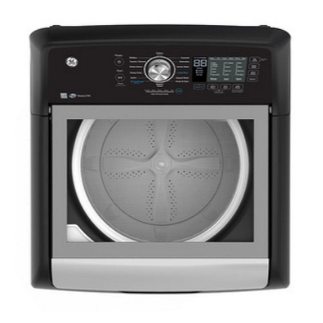 GE 5.3 Cu. Ft. Top Load Washer, Diamond Grey