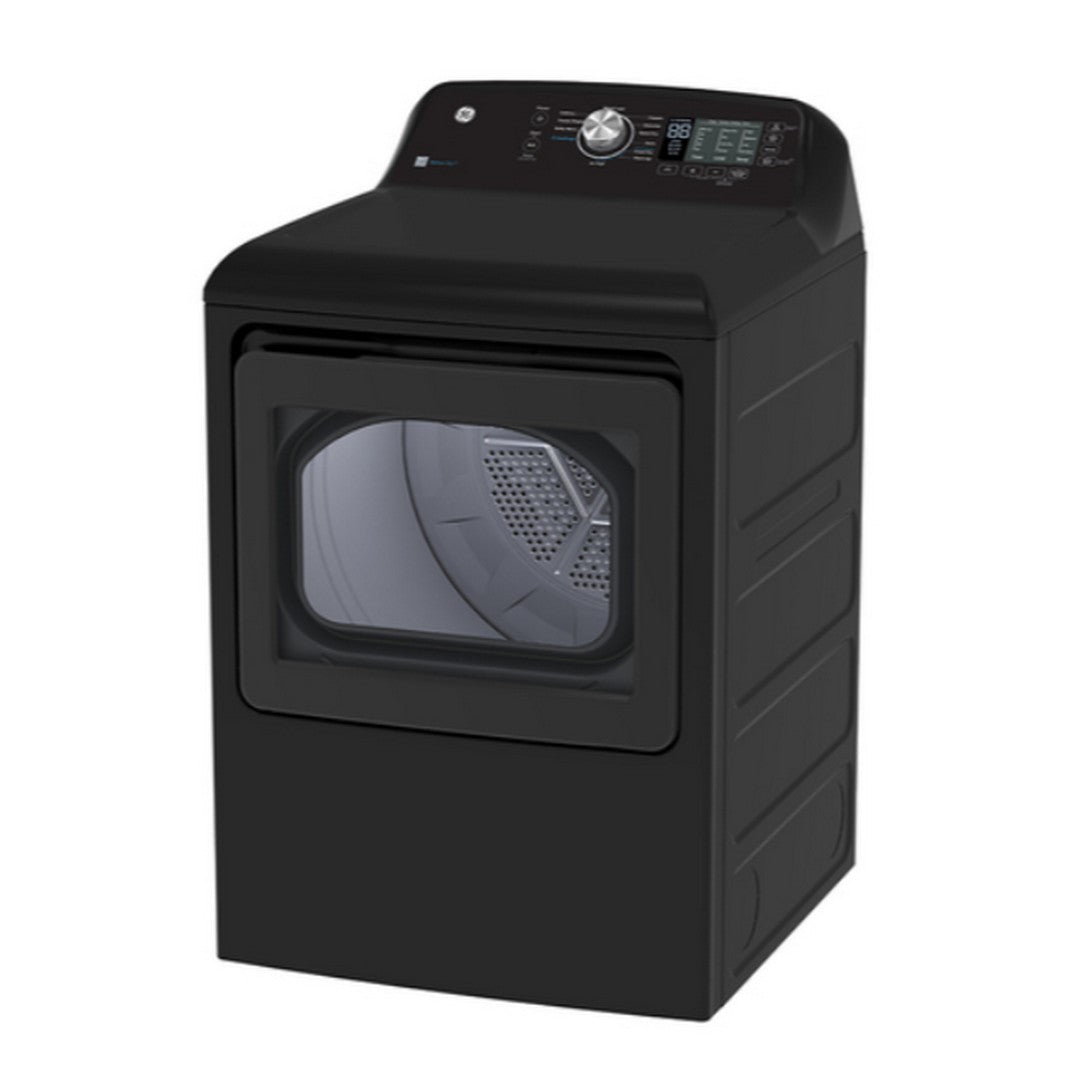 GE 7.4 cu.ft. Top Load Electric Dryer with SaniFresh Cycle Diamond Grey - GTD68EBMRDG