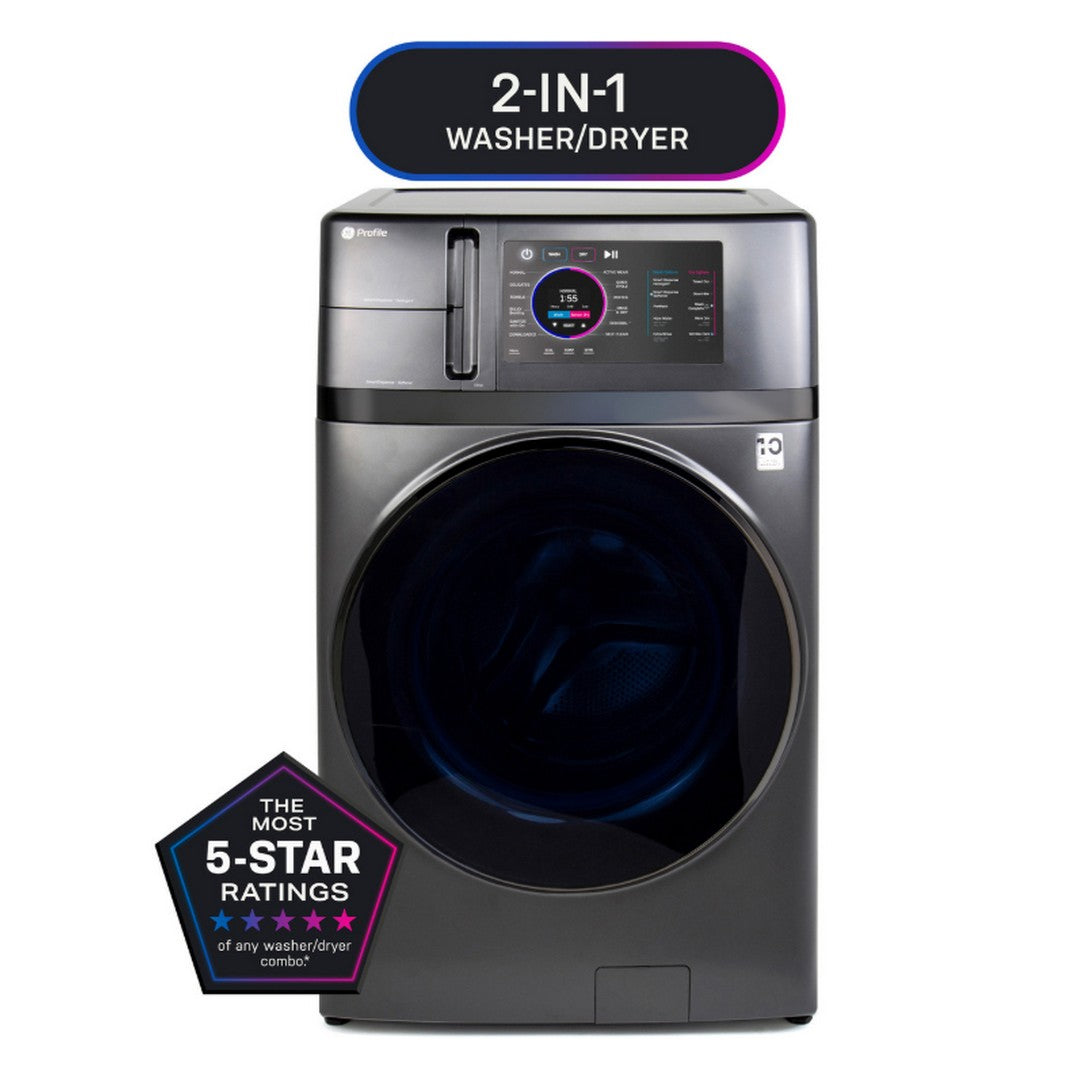 GE Profile ENERGY STAR 4.8 cu. ft. Capacity UltraFast Combo with Ventless Inverter Heat Pump Technology Washer/Dryer