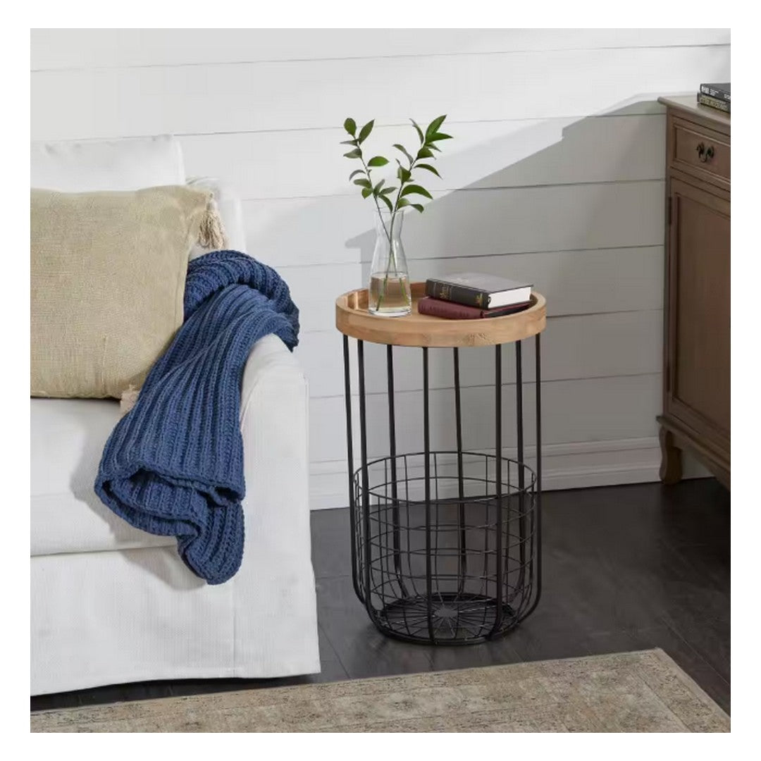 Basket Accent Table