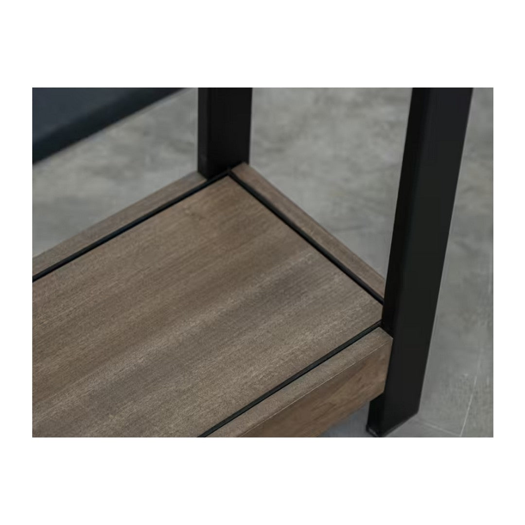 8 Tier Tuxedo Bookcase - Brown