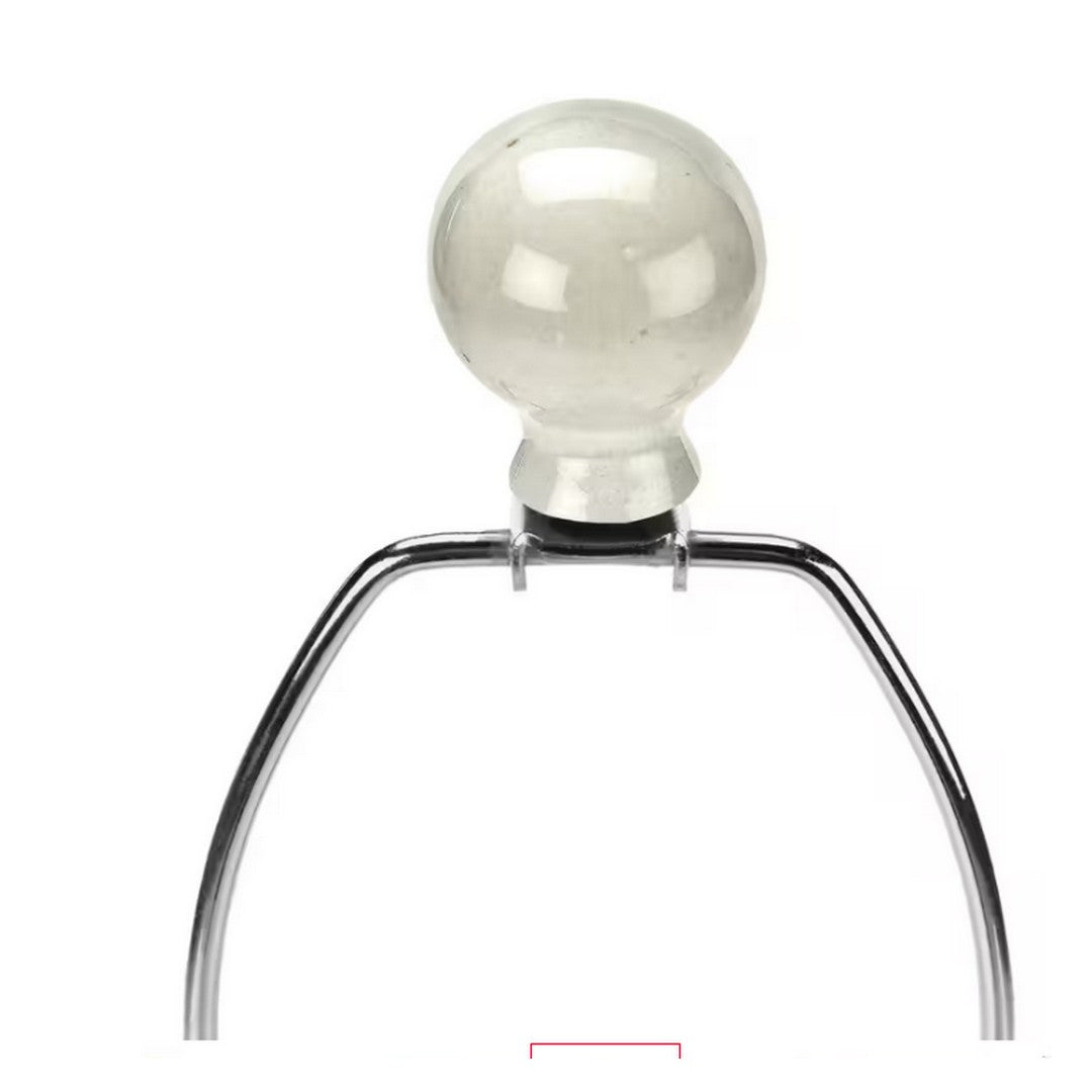 Cylinder Table Lamp with Beige Shade - Cream