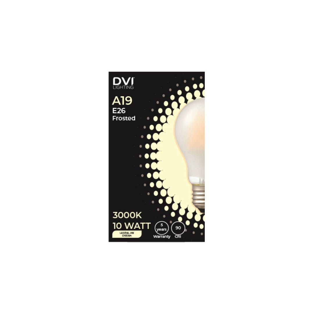 A19 Frosted HP “Utility” LED (3000K) - Soft White