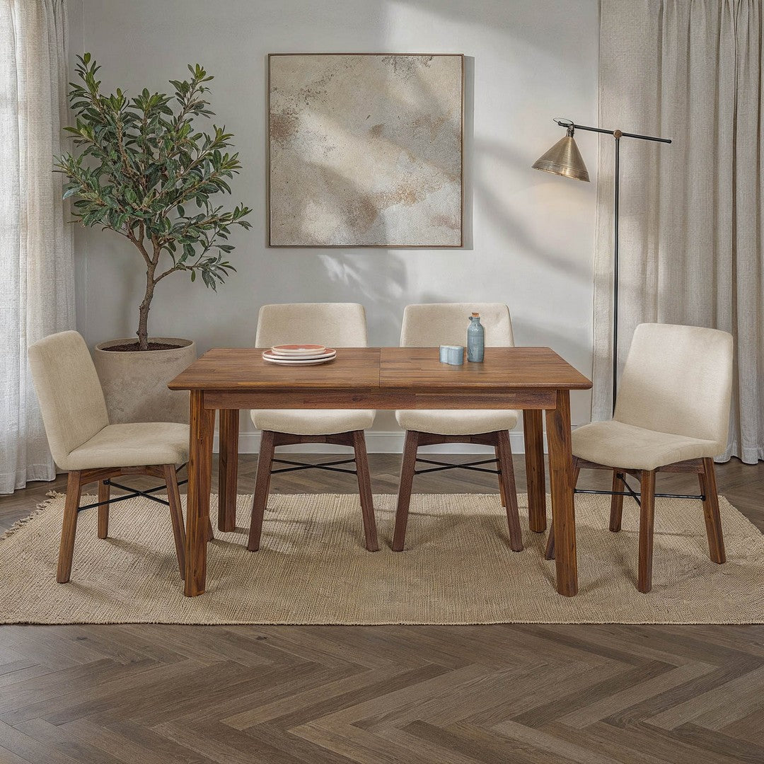 Gia Small Extension Table/Pecan