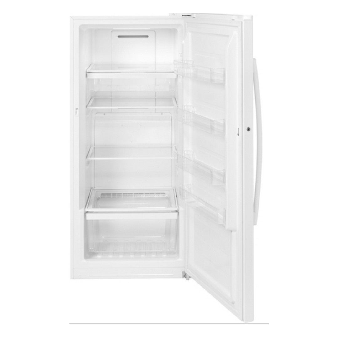 GE 14.1 Cu. Ft. Frost Free Upright Freezer White FUF14DLRWW