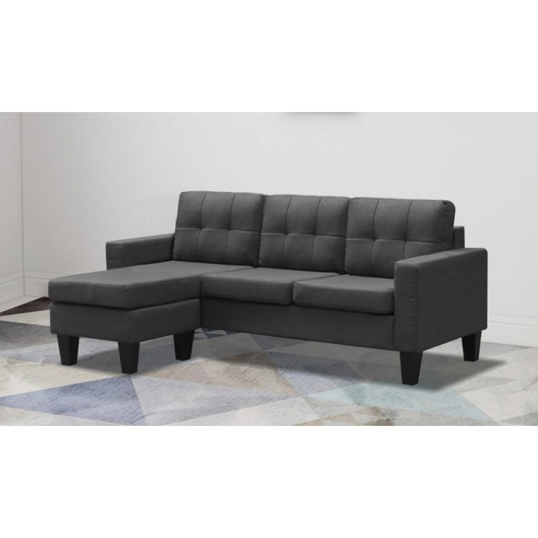 Titus Reversible Sectional - Dark Grey