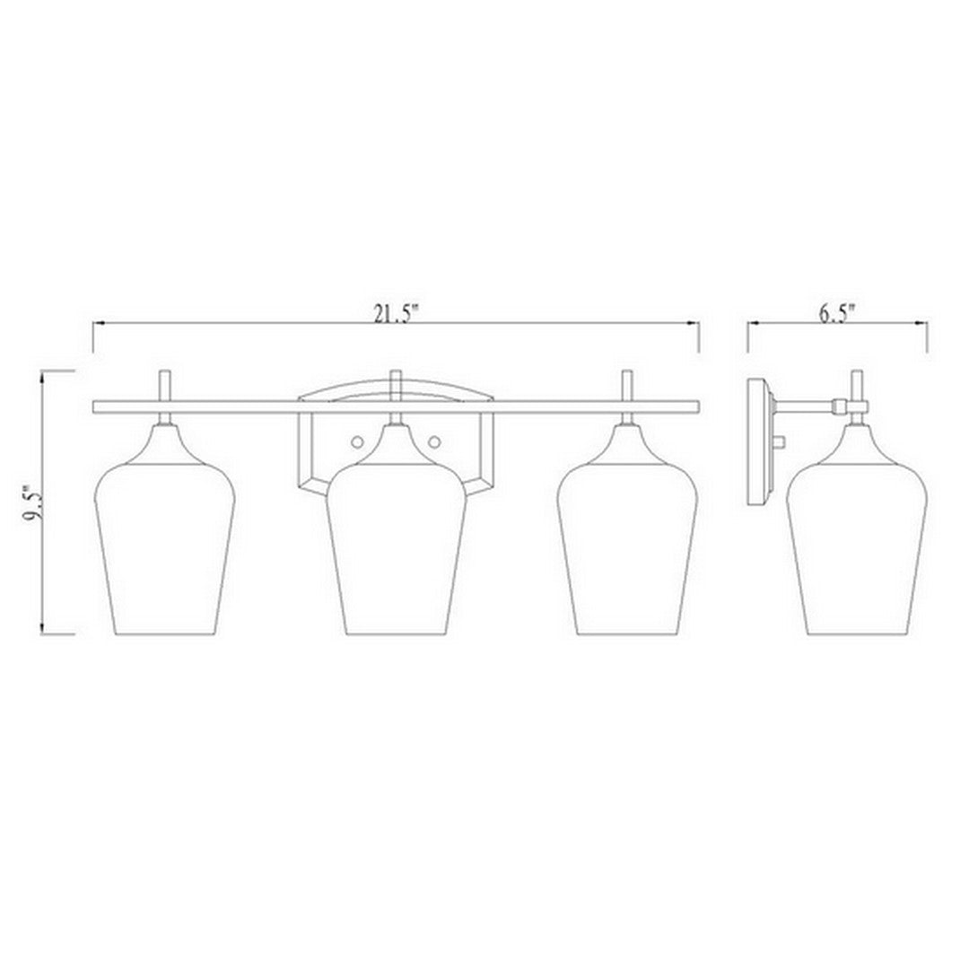 Joliet 3-light Vanity *STORE DISPLAY*