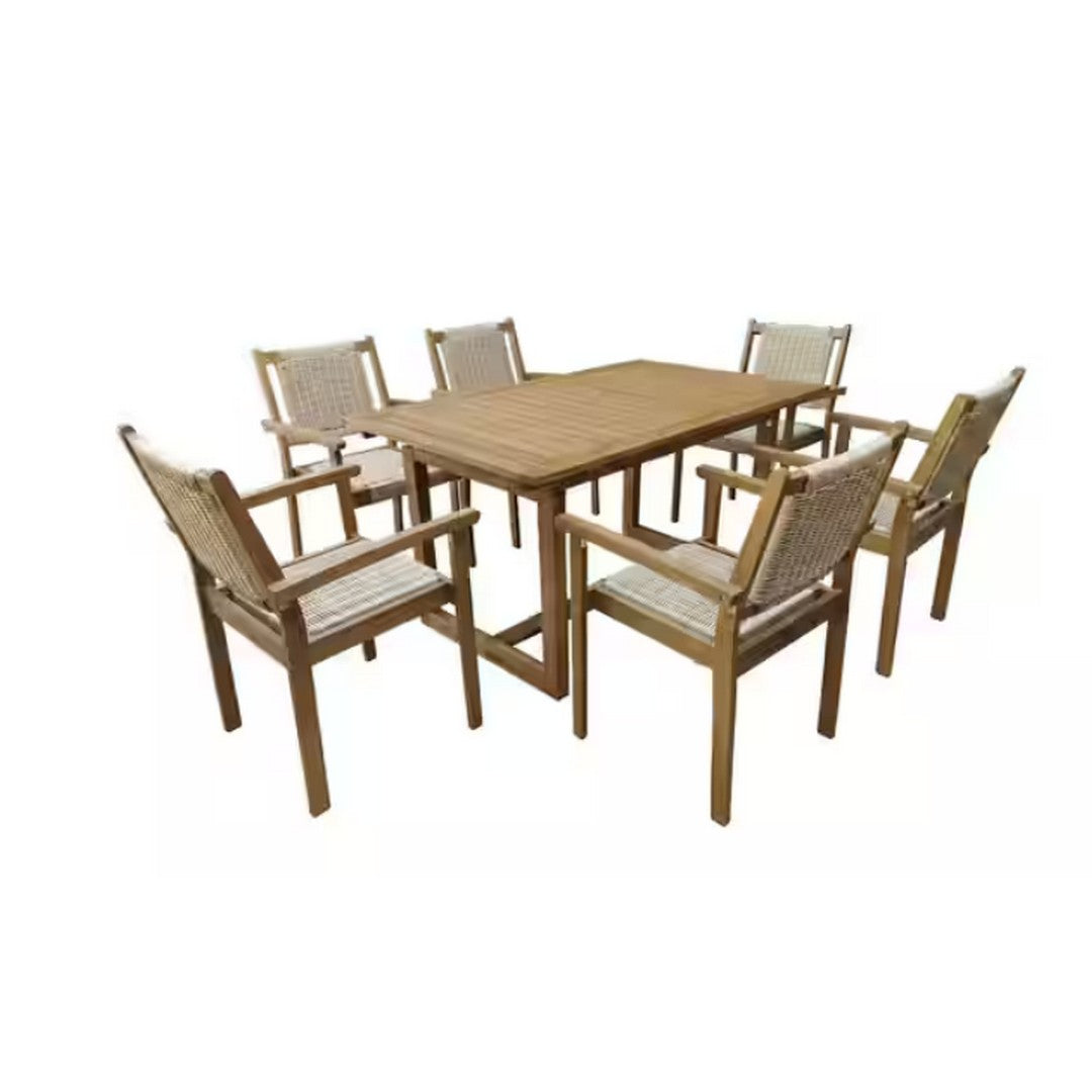 Lara Dining Set, with Extension Table - 7 Piece
