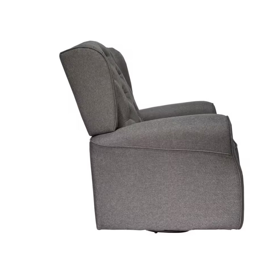 Fiona Swivel Glider - Charcoal