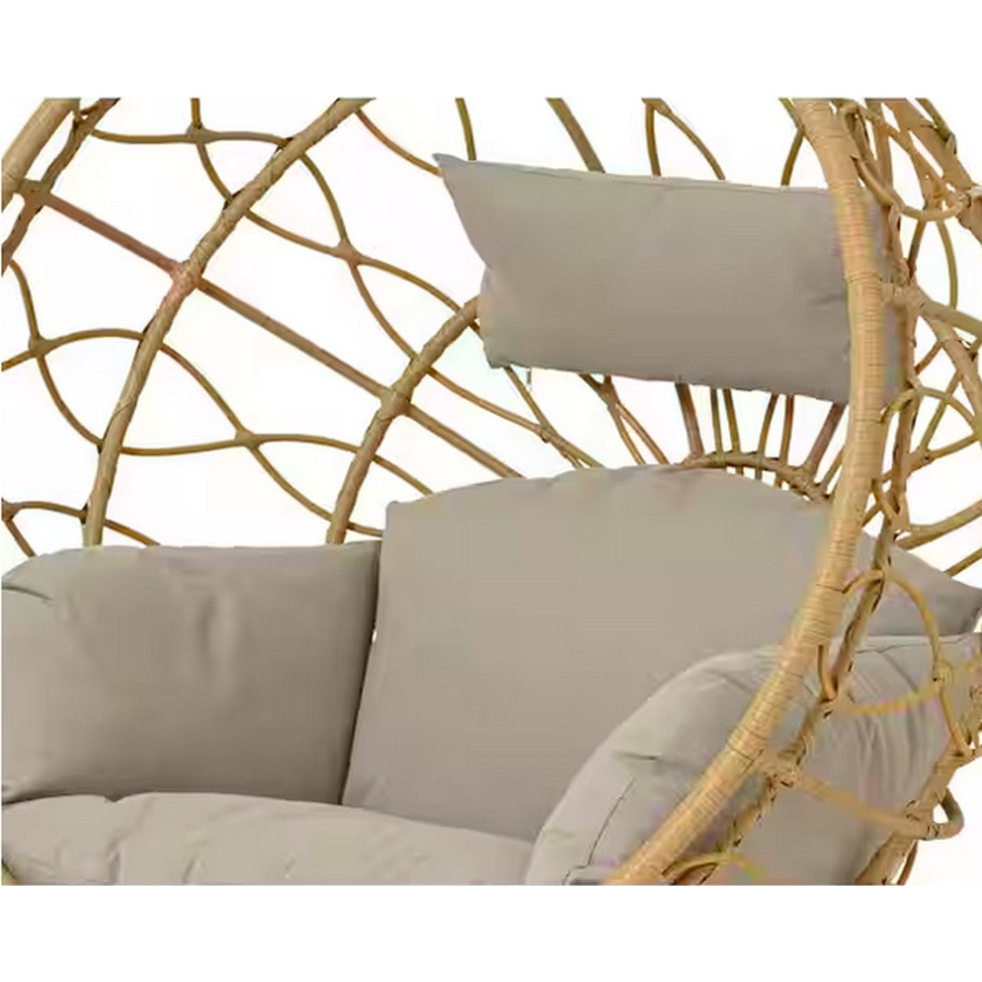 Santa Teresa Swivel Egg Chair with Cushion