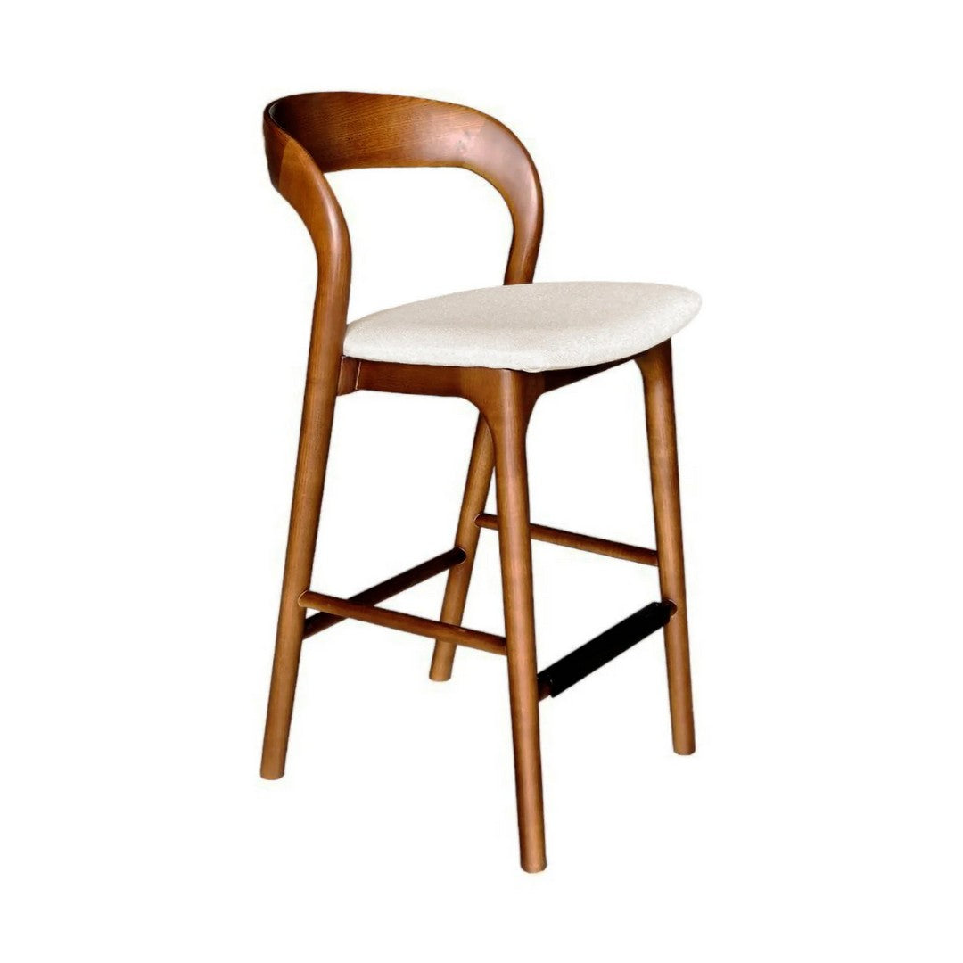 Rotondo Counter Stool-Walnut