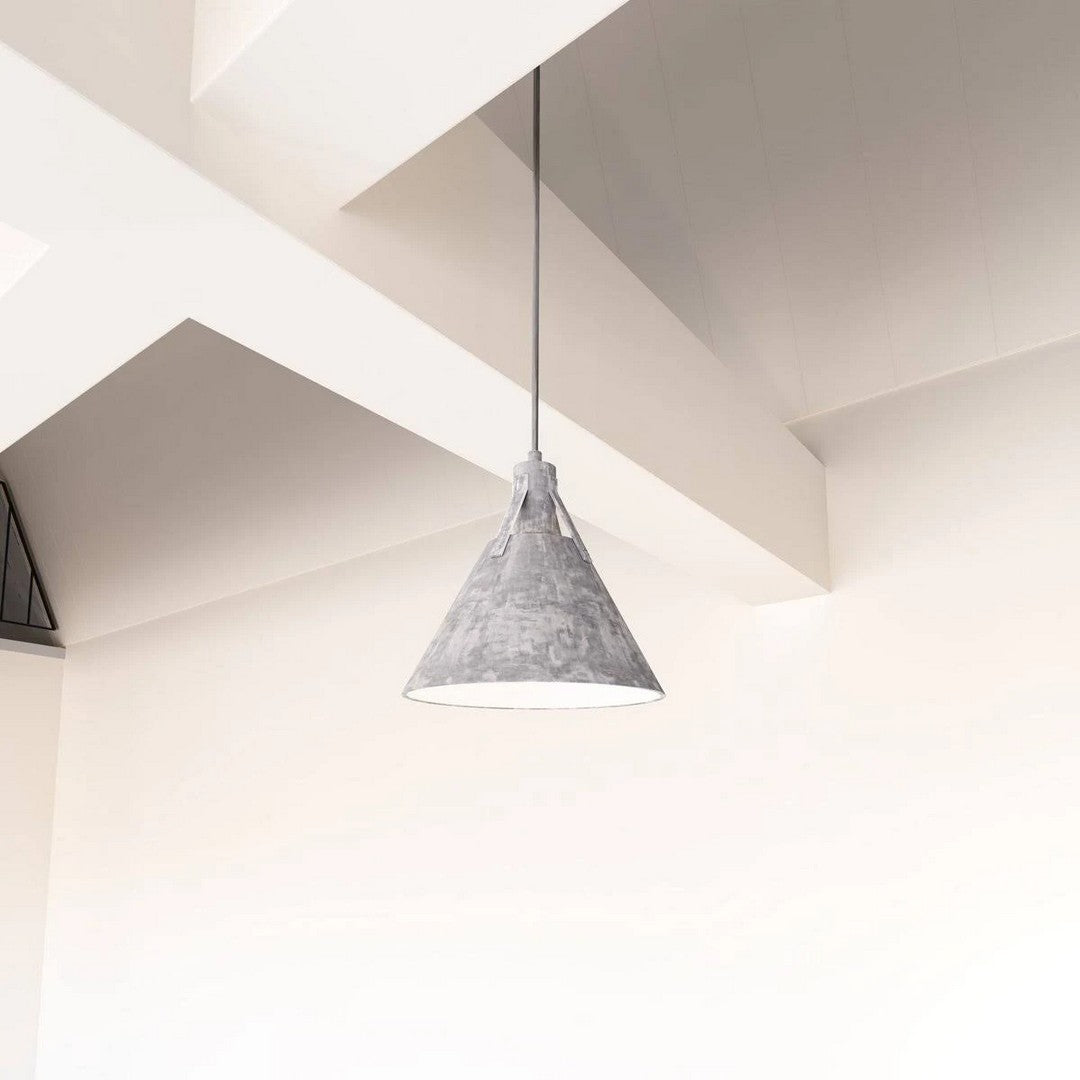 Archer Pendant- Steel Shade *STORE DISPLAY*