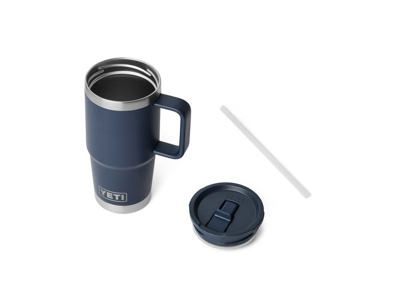 Rambler® 20 oz Travel Straw Mug WITH COLOUR-MATCHED STRAW LID