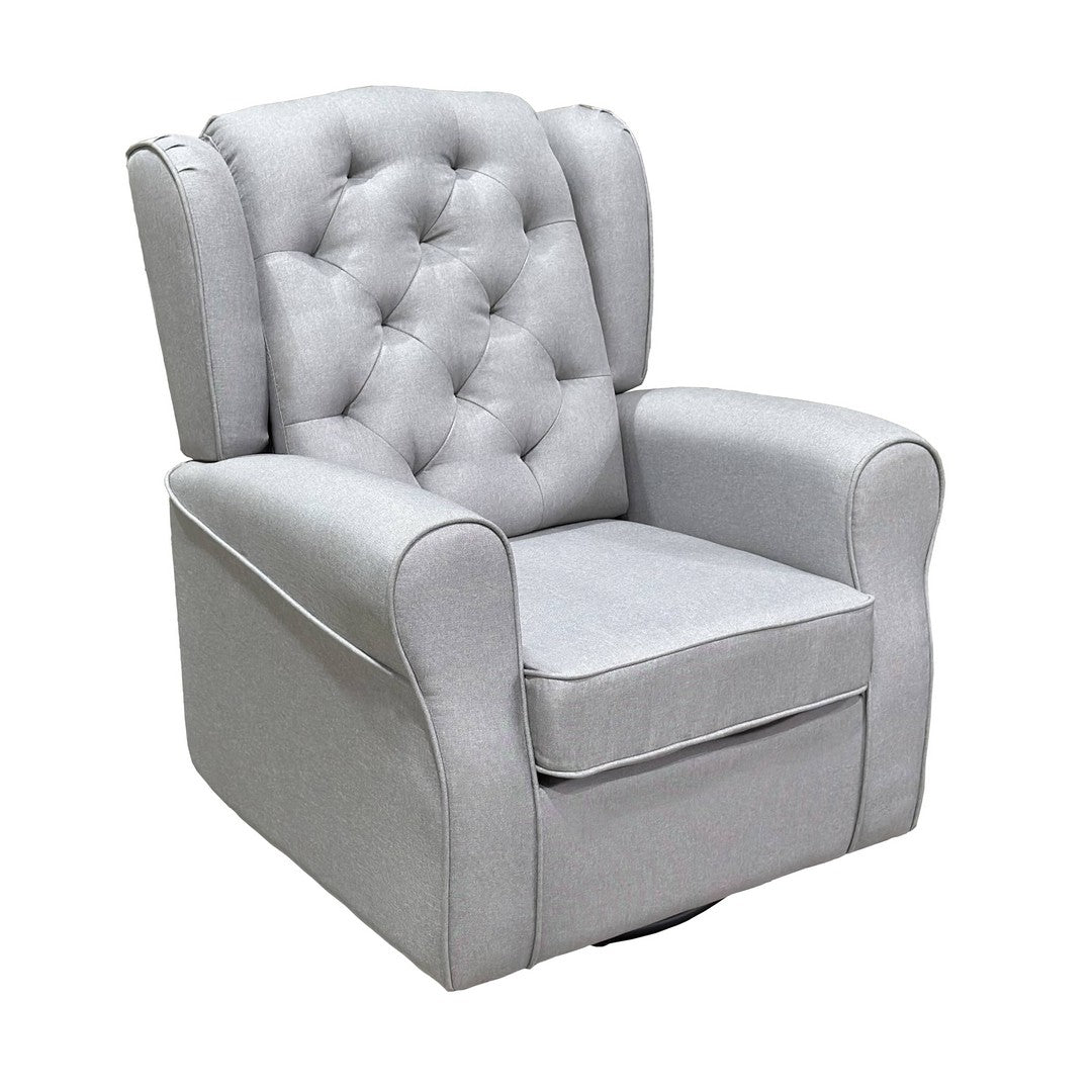 GLIDER, SWIVEL FIONA LGT GRY