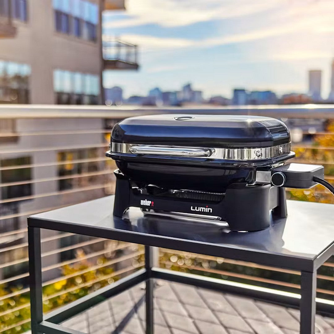 23" Lumin Compact Electric Grill- Floor Model- Black