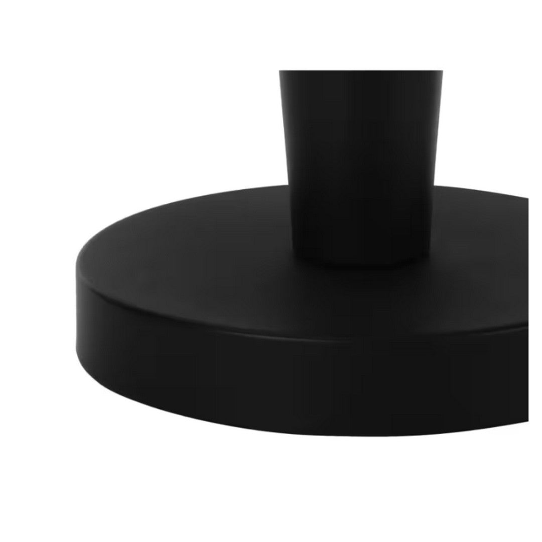 Cone Table Lamp with Ivory Shade - Black, 2 Pack
