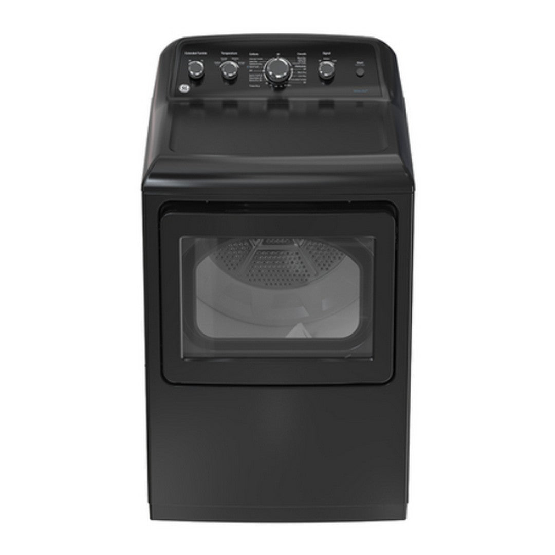 GE 7.2 cu.ft. Top Load Electric Dryer with SaniFresh Cycle Diamond Grey