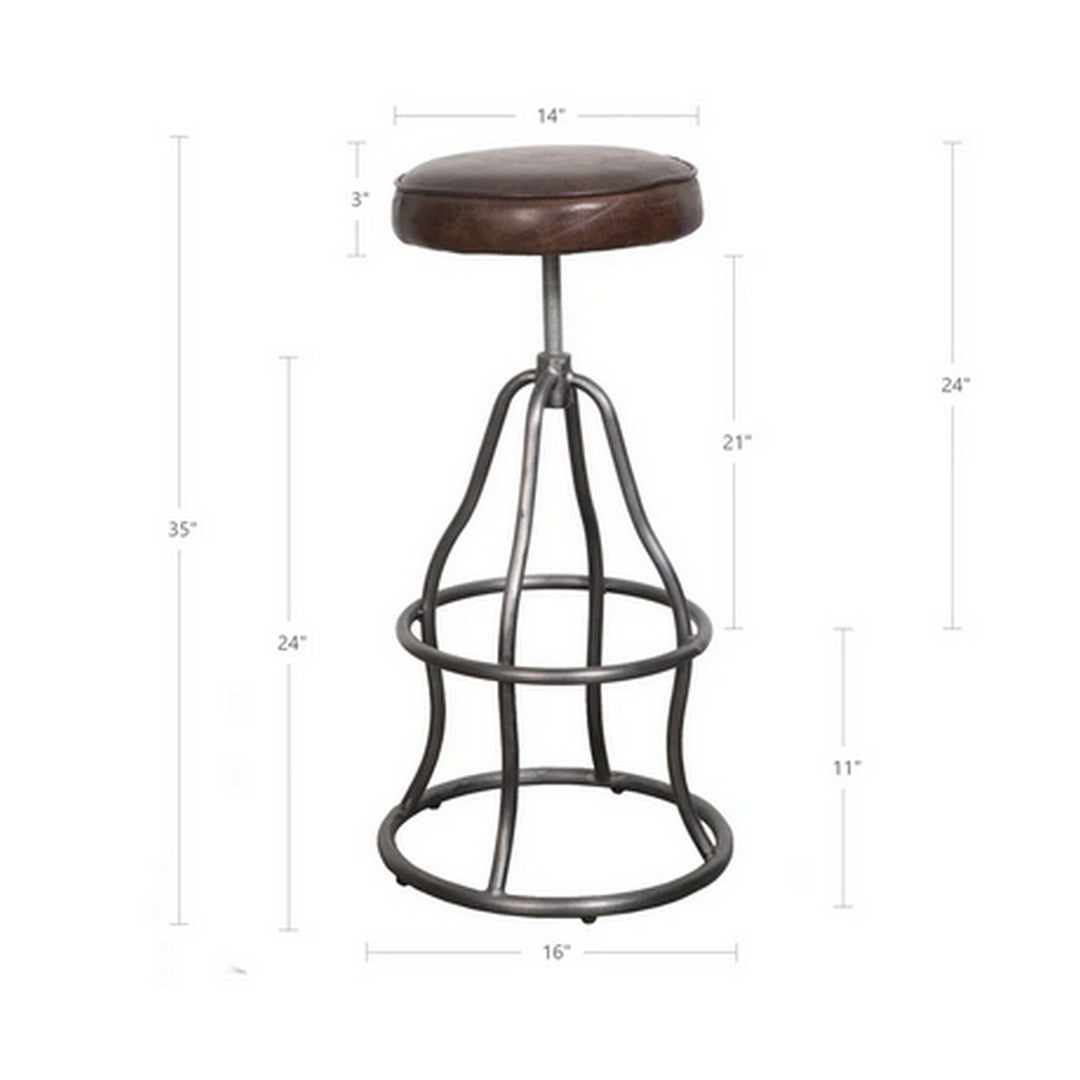Bowie Adjustable Height Stool