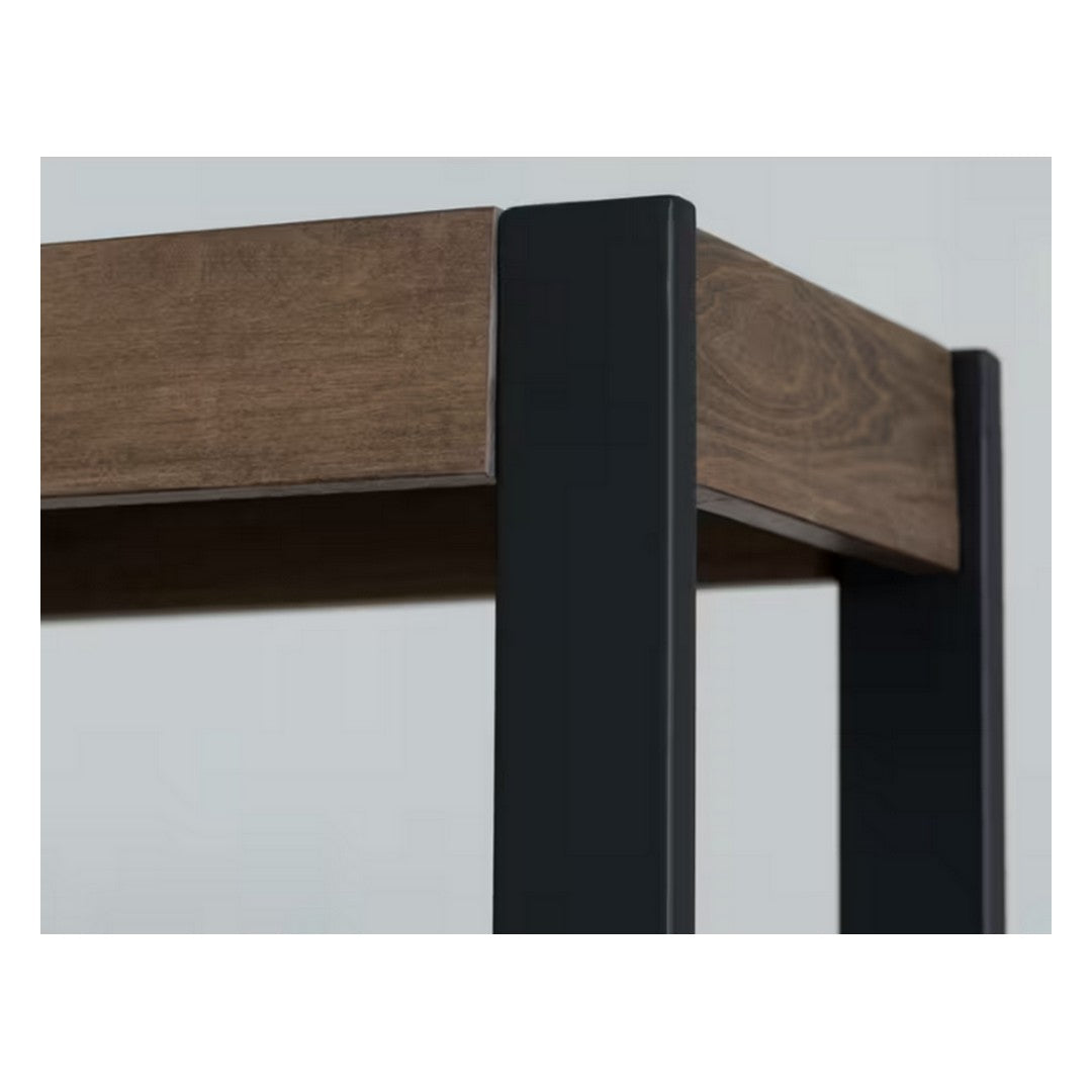8 Tier Tuxedo Bookcase - Brown