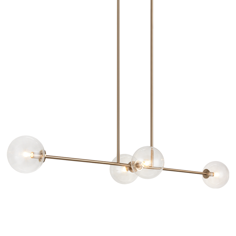 Chandelier Aged Gold 4 Light