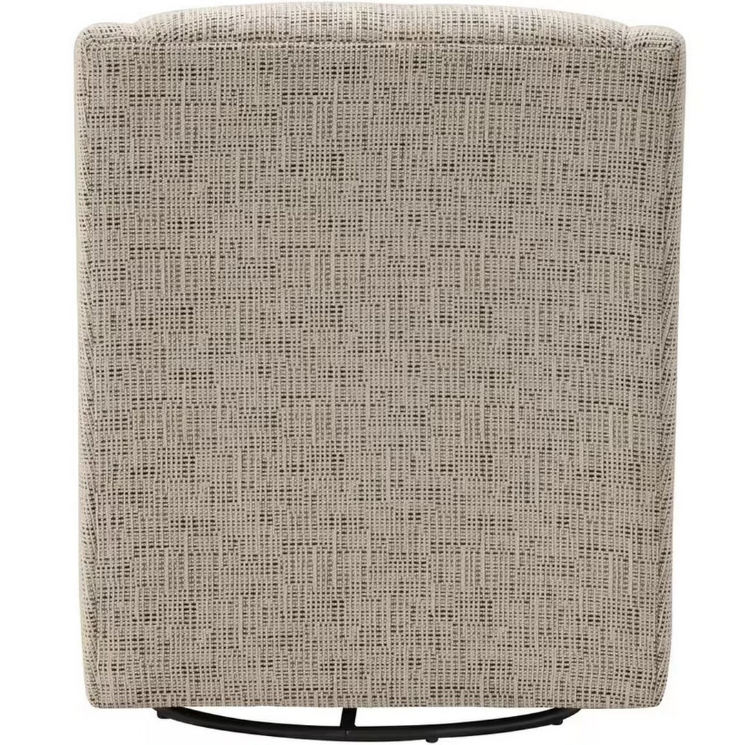 Gelato Accent Swivel Chair - Ivory