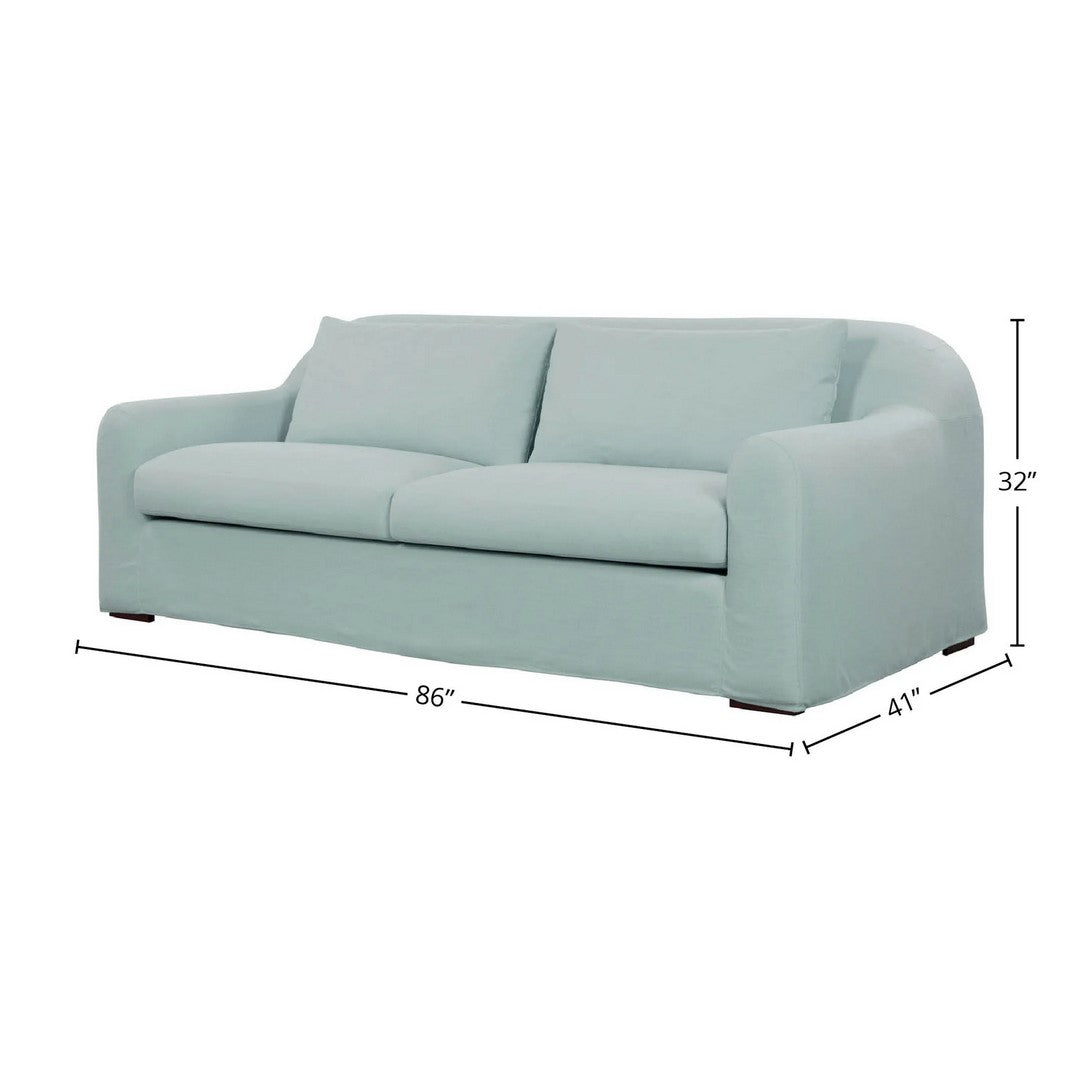 Harper Slipcover Sofa-Linen Sky