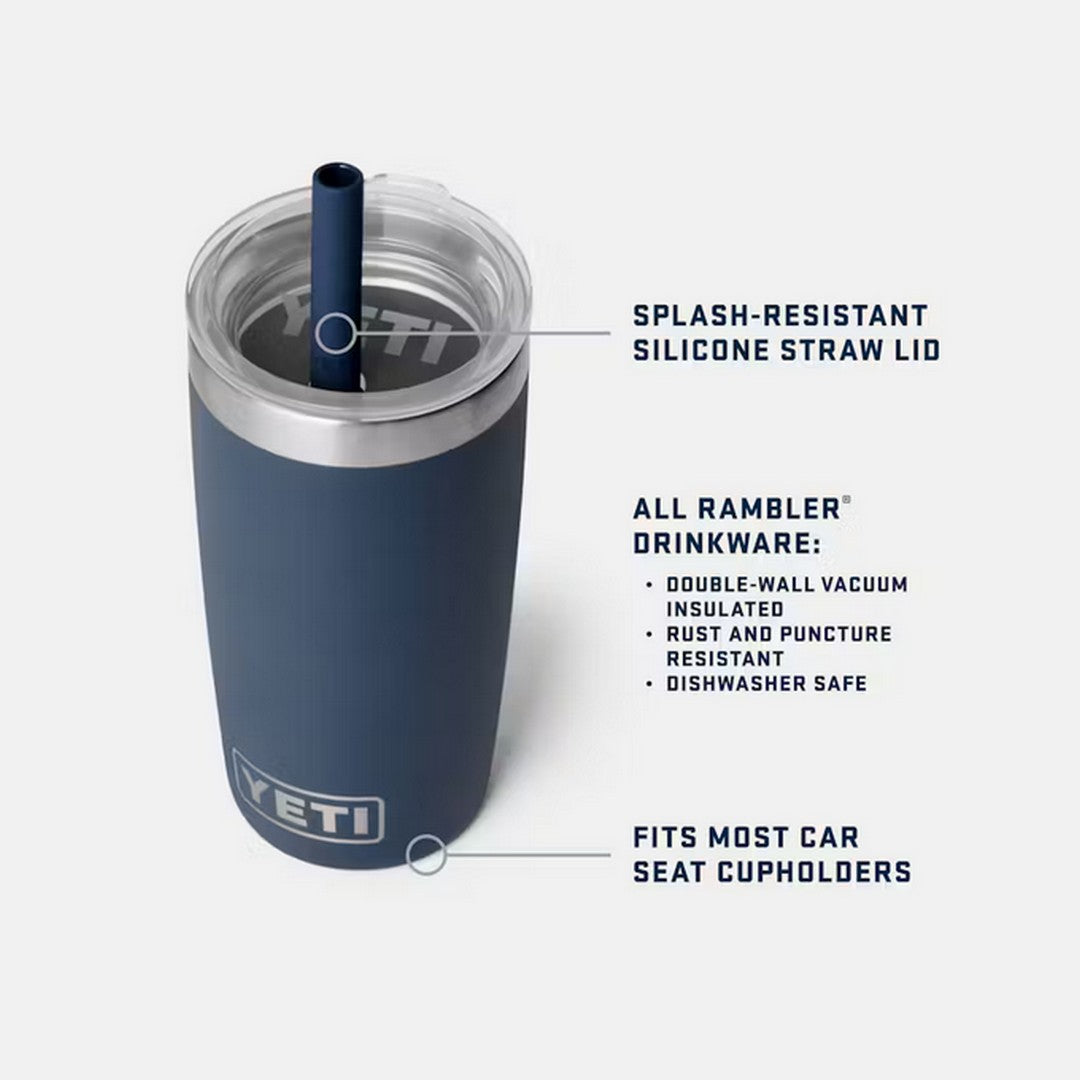 Rambler® 10 oz Tumbler WITH SILICONE STRAW LID