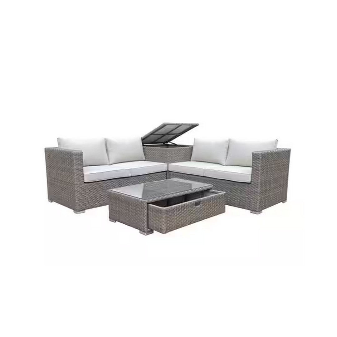 Kaden Corner Conversation Set - 4 Piece