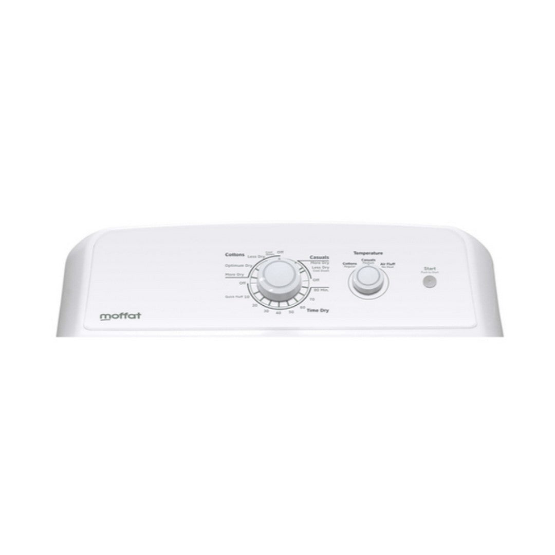 Moffat 6.2 cu.ft. Top Load Electric Dryer White - MTX22EBMRWW