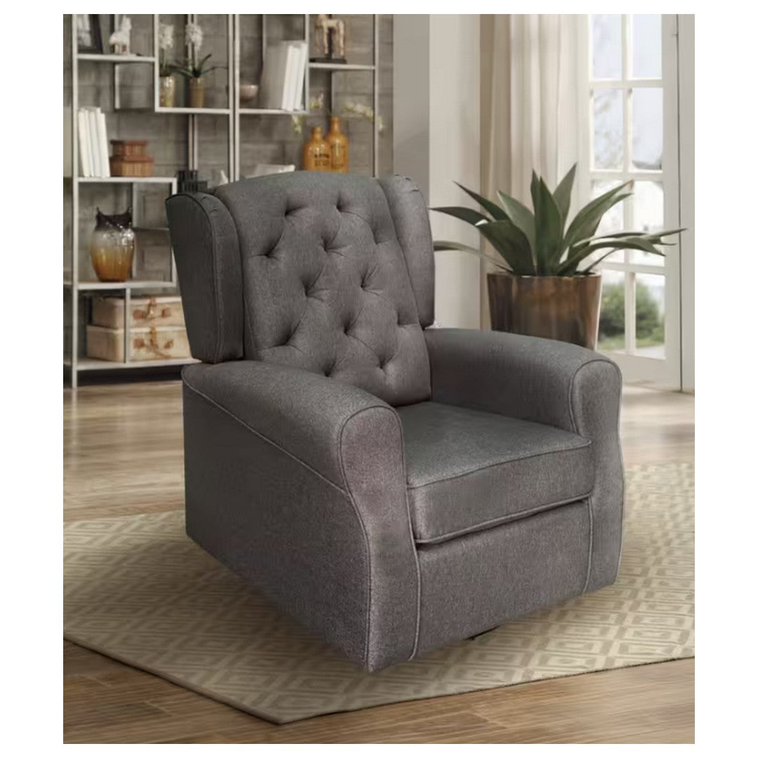 Fiona Swivel Glider - Charcoal