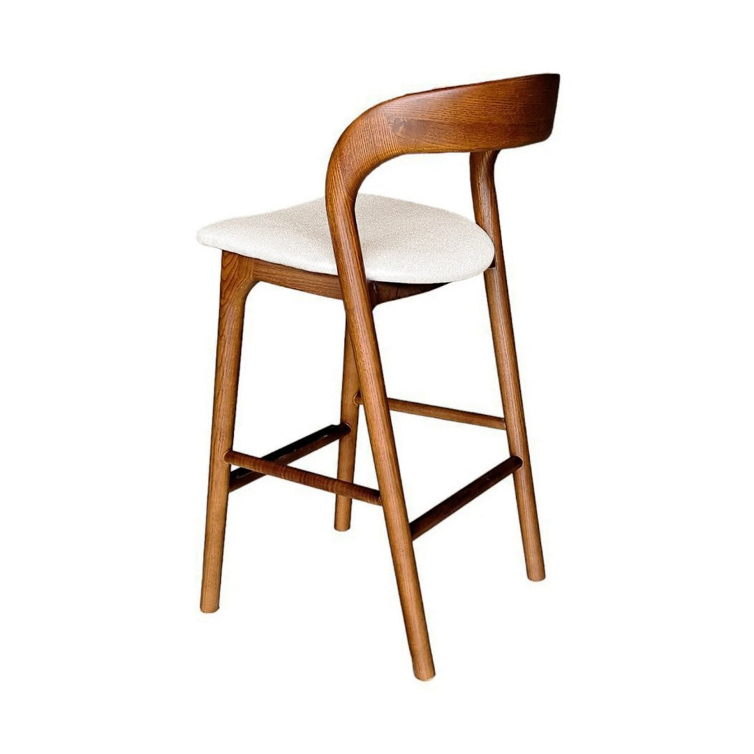 Rotondo Counter Stool-Walnut