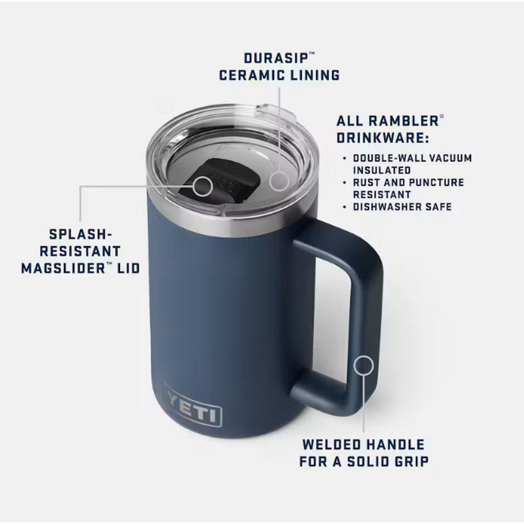 Rambler® 24 oz Mug with Magslider™ Lid with Durasip™ Ceramic Lining
