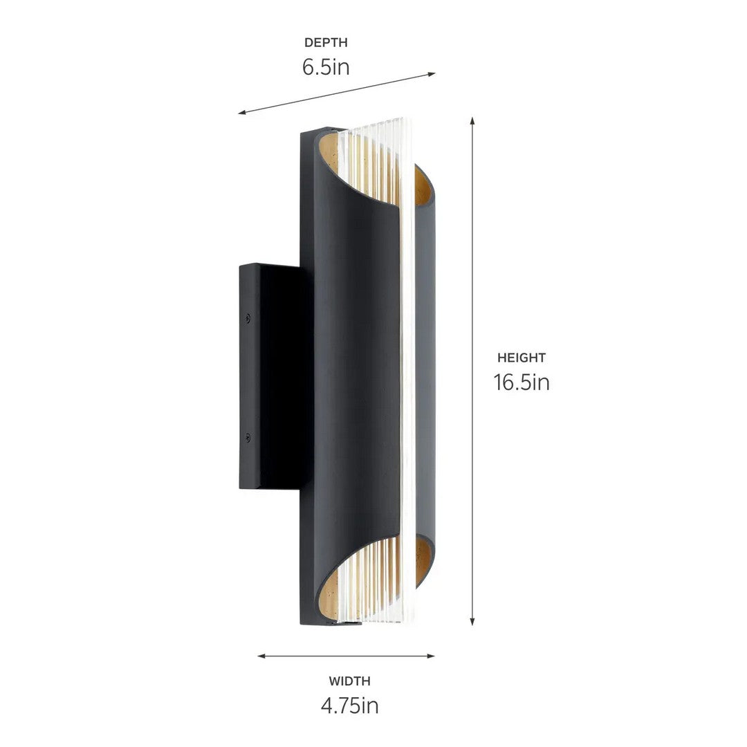 Astalis 16" LED Outdoor Sconce *STORE DISPLAY*