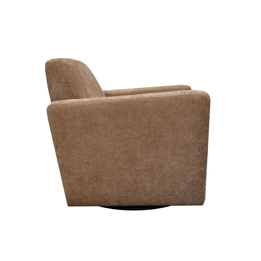 Cooper Swivel Club Chair-Latte Chenille