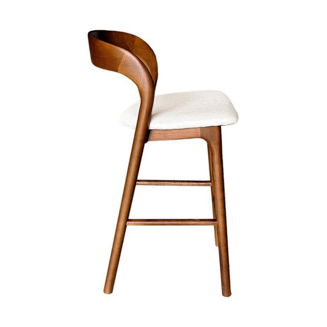 Rotondo Counter Stool-Walnut