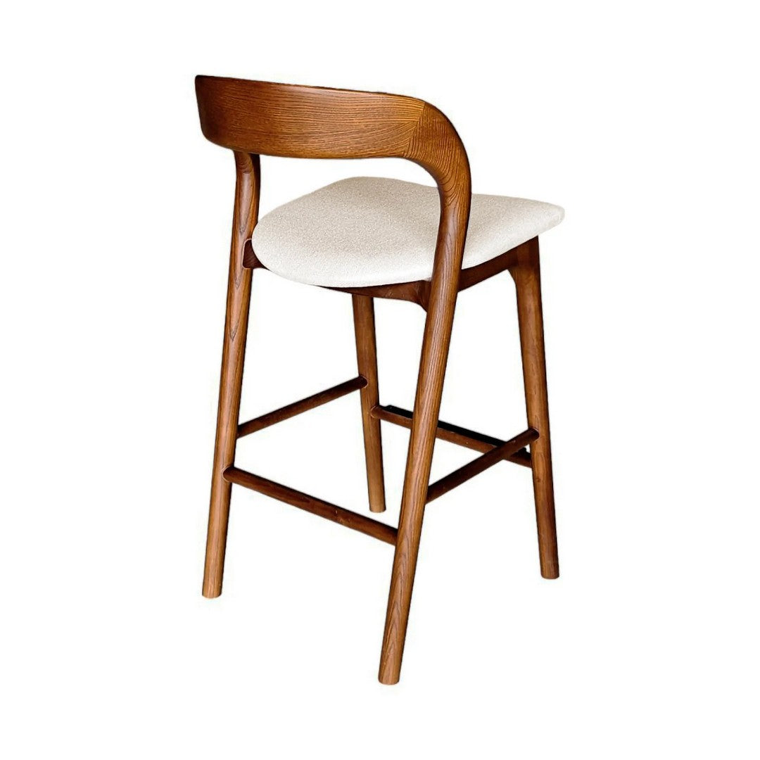 Rotondo Counter Stool-Walnut