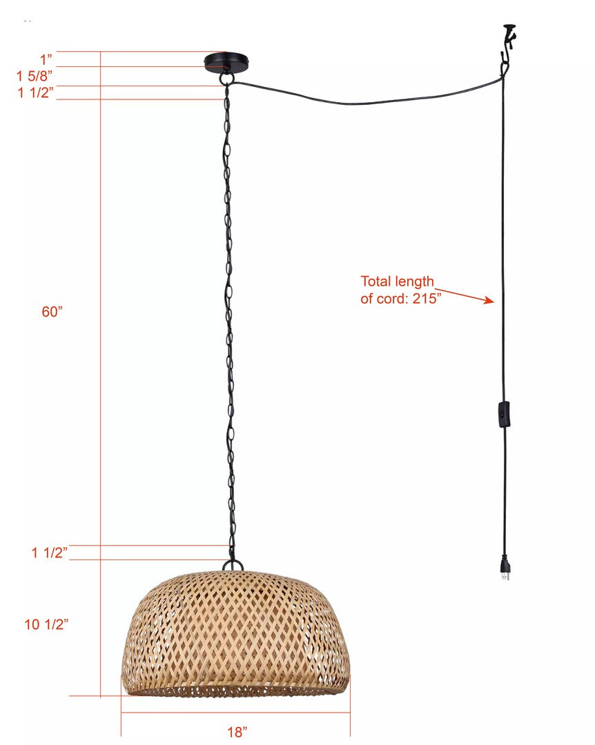 Hanoi Swag Pendant Light *STORE DISPLAY*