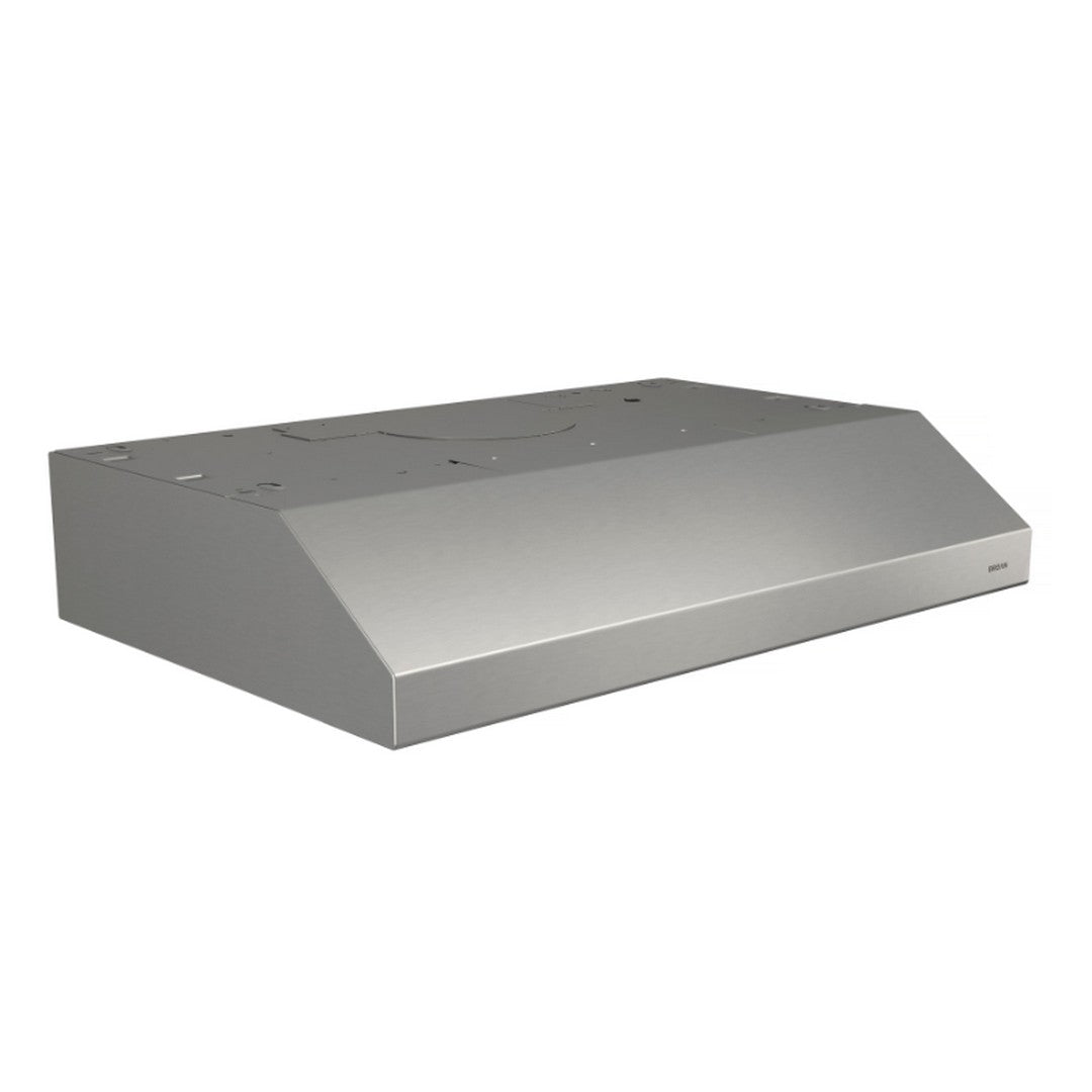 Broan Glacier 30-Inch Under-Cabinet Range Hood, 300 Max Blower CFM, Stainless Steel