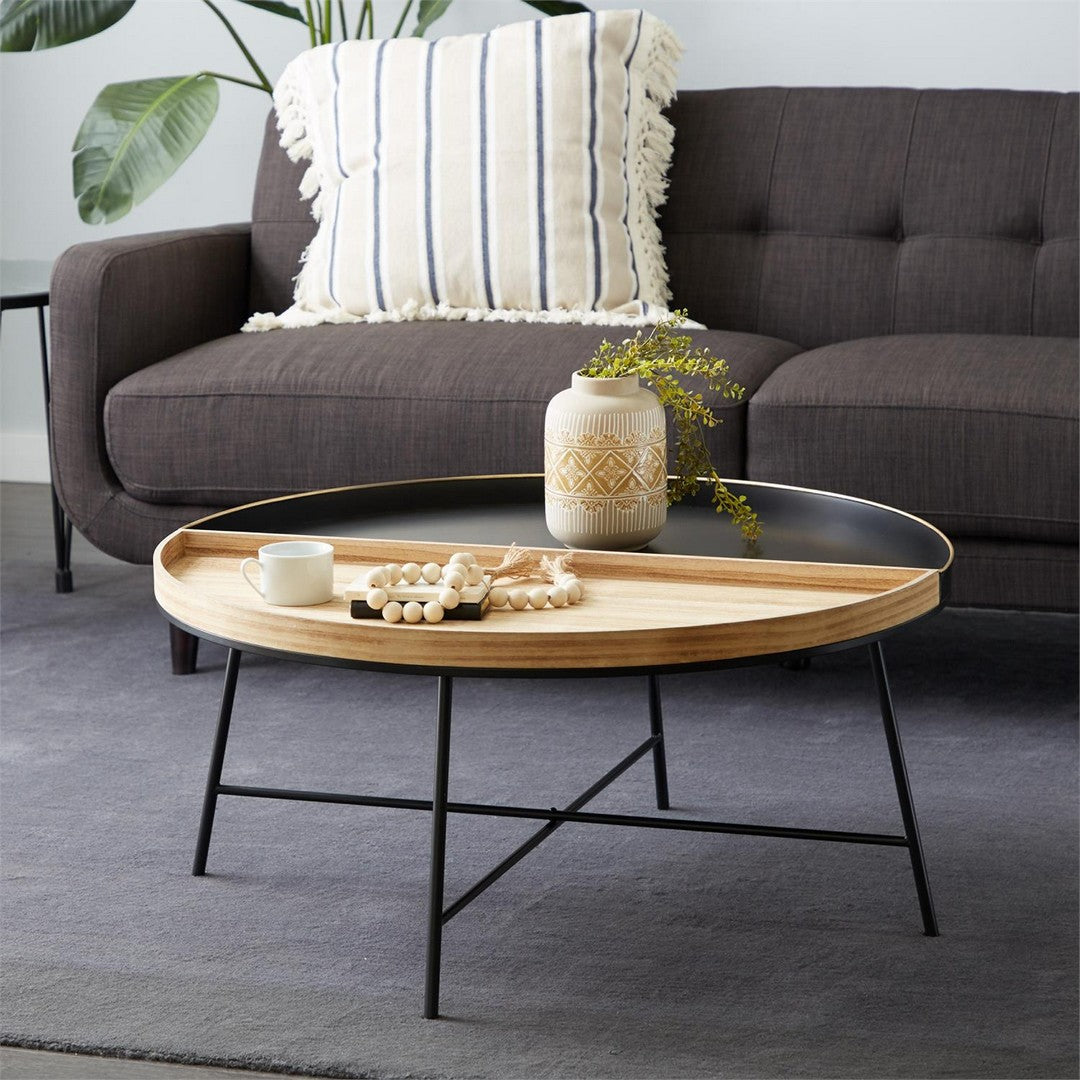 Black Metal Coffee Table
