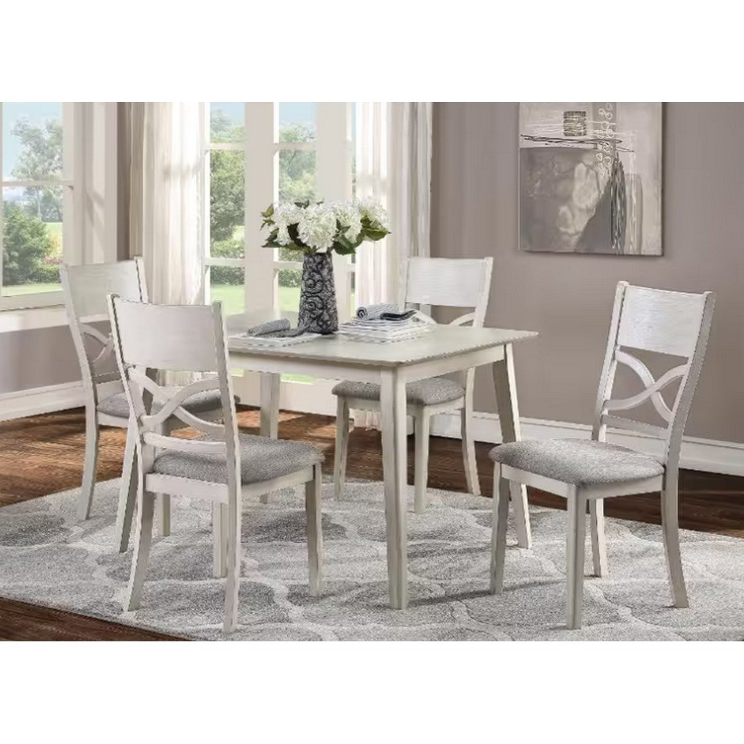 Anderson Dining Set - Rectangular, White, 5PC
