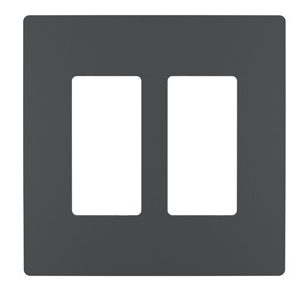 2-Gang Screwless Wall Plate