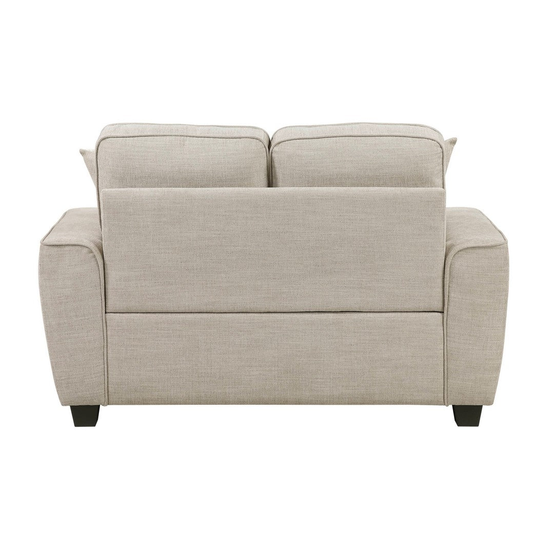 Zander Taupe Love Seat