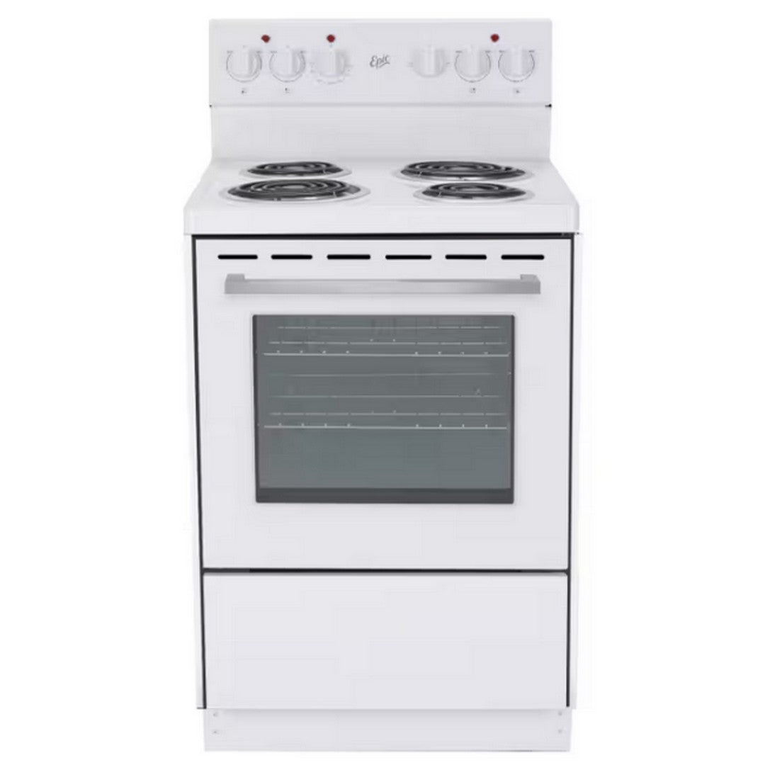 EPIC 24" 2.7 cu. ft. Freestanding Coil Top Electric Range