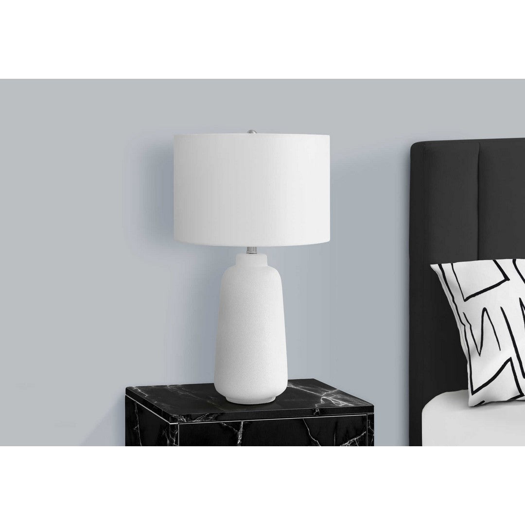 Monarch Specialties Cream ceramic Table Lamp