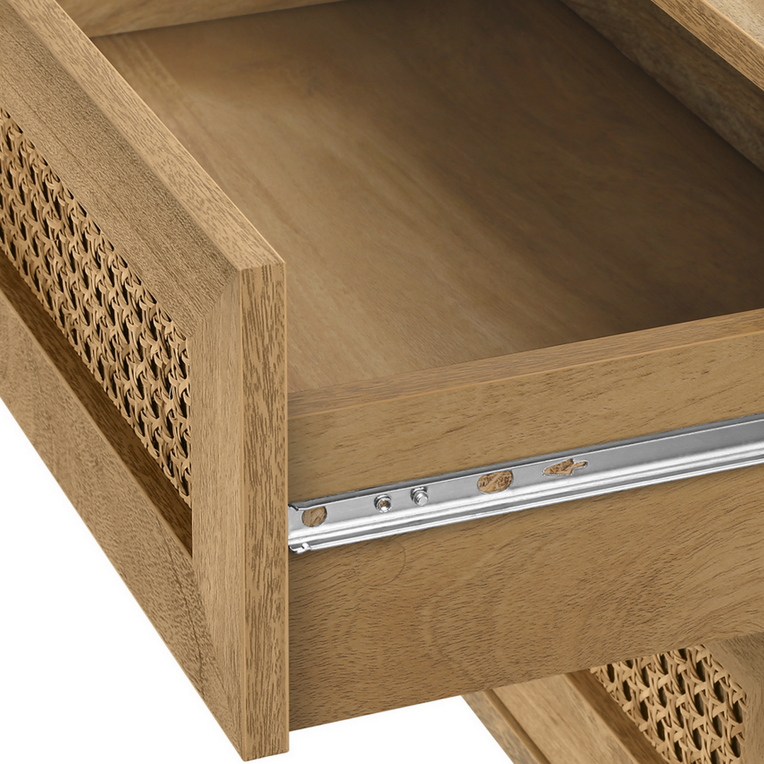 Walnut TV Stand with Storage
